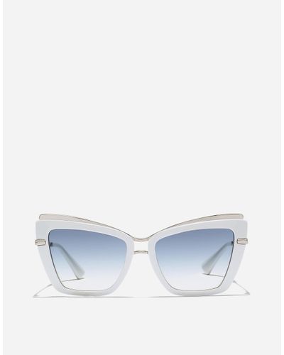 Dolce & Gabbana نظارات شمسية Metal Print - Blue