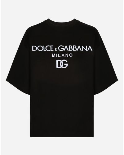 Dolce & Gabbana T-Shirt M/Corta Giro - Schwarz