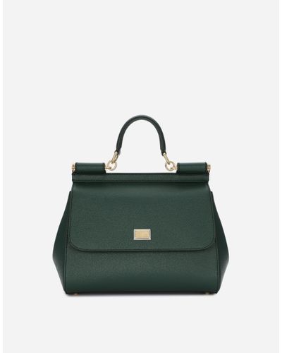 Dolce & Gabbana 'sicily' Midi Handbag - Green