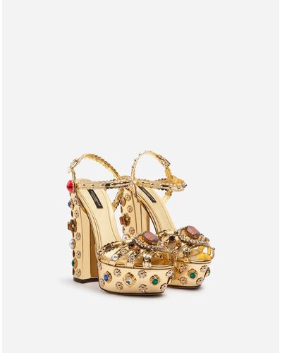 dolce & gabbana platform sandals