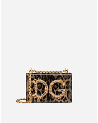 Dolce & Gabbana Medium Dg Girls Shoulder Bag - Metallic