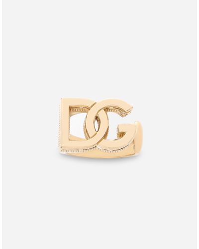 Dolce & Gabbana Logo Ring - Weiß
