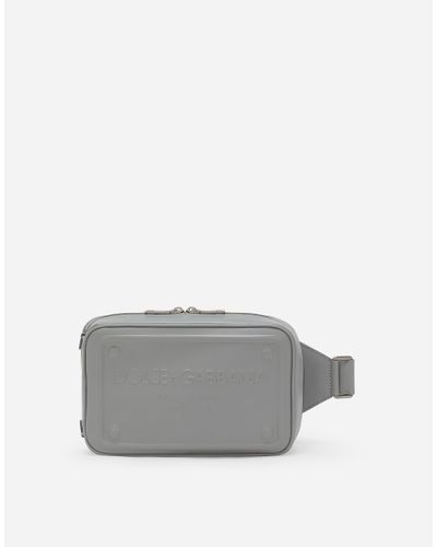 Dolce & Gabbana Calfskin Belt Bag - Grey