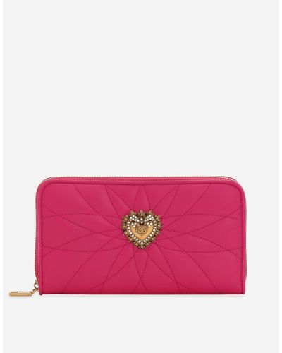 Dolce & Gabbana P.Foglio Zip Around - Pink