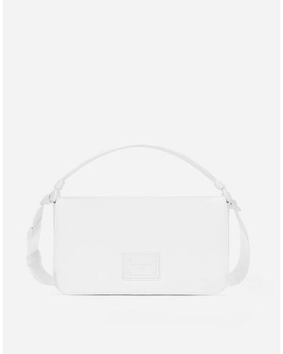 Dolce & Gabbana Faux Leather Crossbody Bag - Natural