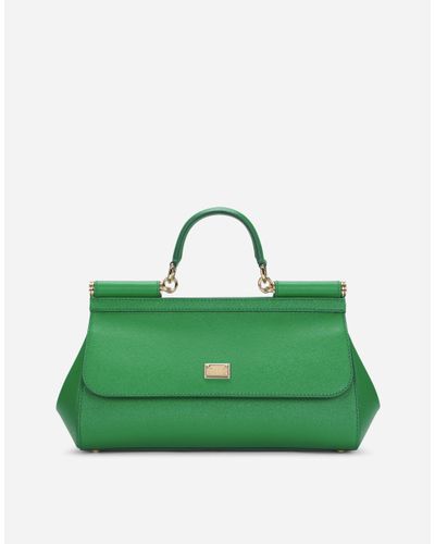 Dolce & Gabbana Elongated Sicily Handbag - Green