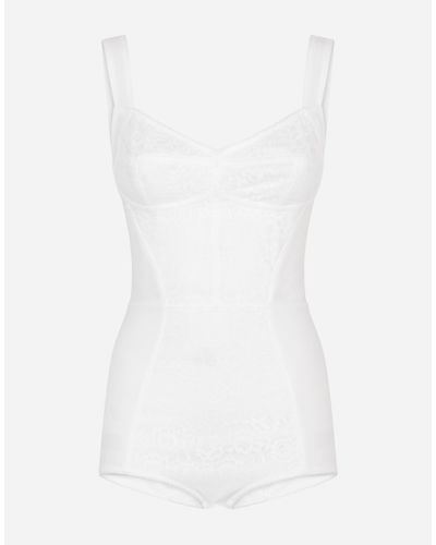 Dolce & Gabbana Corset Bodysuit - Weiß