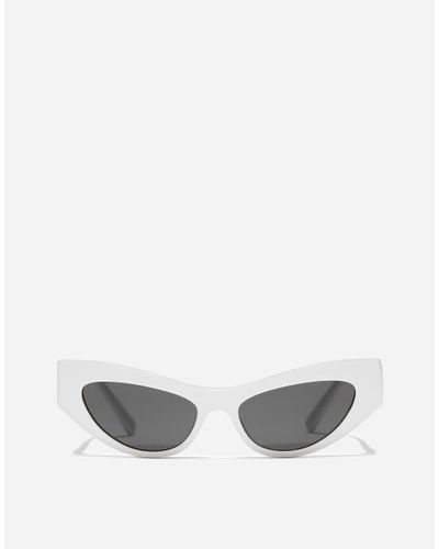 Dolce & Gabbana Dg Logo Sunglasses - White