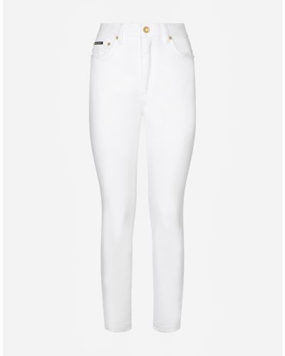 Dolce & Gabbana Denim Audrey Jeans - White