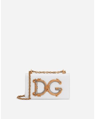 Dolce & Gabbana Dg Girls Phone Bag - White