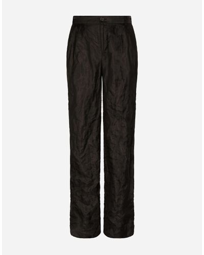 Dolce & Gabbana Tailored Straight-Leg Pants - Black