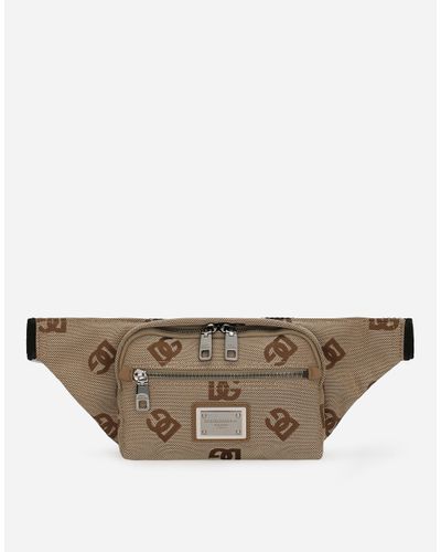 Dolce & Gabbana Small Cordura Belt Bag - Gray