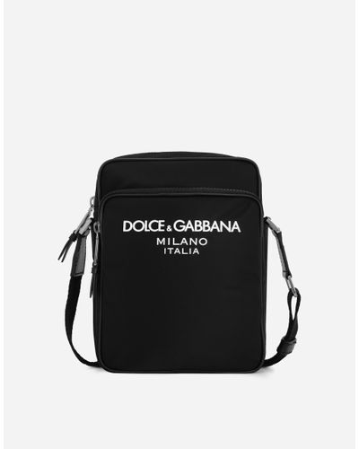 Dolce & Gabbana Umhängetasche Aus Nylon - Schwarz