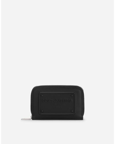 Dolce & Gabbana Small Zip-Around Wallet - Black