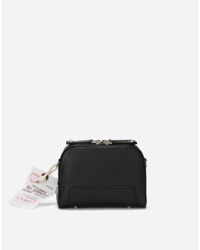 Dolce & Gabbana Calfskin Toiletry Bag - Black