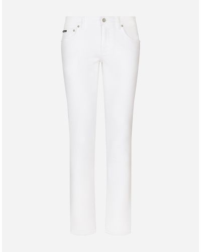 Dolce & Gabbana Jeans Skinny Stretch Weiß