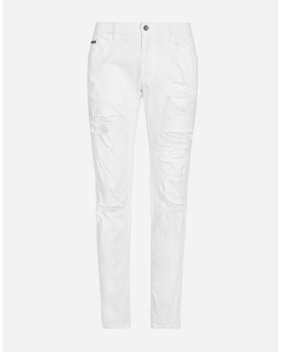 Dolce & Gabbana Jeans Skinny Stretch Weiß