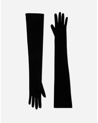 Dolce & Gabbana Elbow-length Gloves - Black