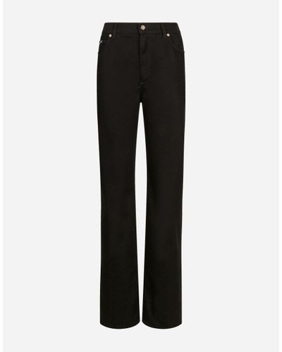 Dolce & Gabbana Loose Denim Jeans - Black