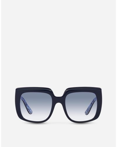 Dolce & Gabbana New Print Sunglasses - Blue
