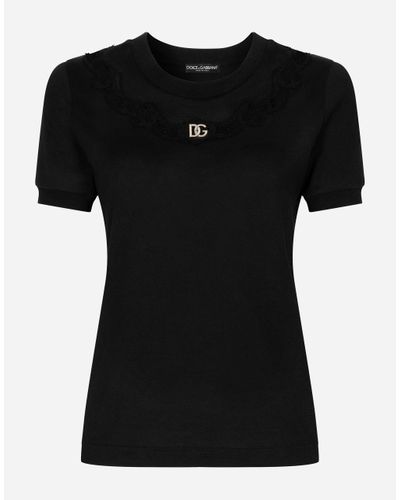 Dolce & Gabbana T-Shirts - Schwarz