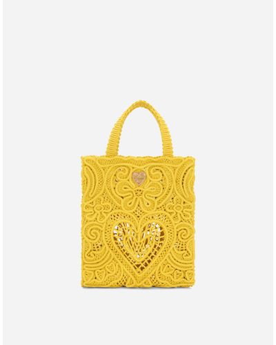 Dolce & Gabbana Small Beatrice Shopper - Yellow