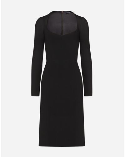 Dolce & Gabbana Kleid mit U-Ausschnitt - Schwarz