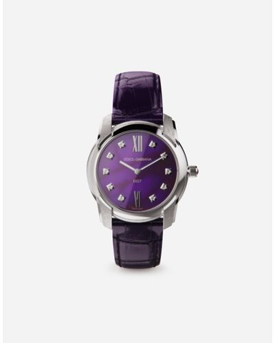 Dolce & Gabbana Dg7 Watch - Purple