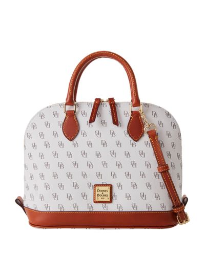 gretta zip satchel