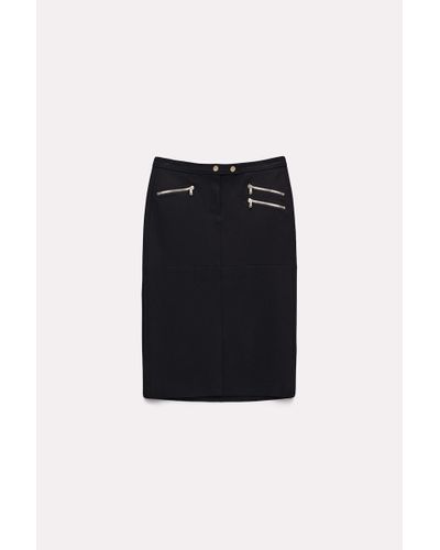 Dorothee Schumacher Punto Milano Skirt With Zipper Detailing - Black
