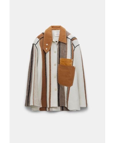 Dorothee Schumacher Jacket With Leather Details - White