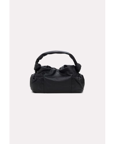 Dorothee Schumacher Knotted Handle Leather Tote - Black