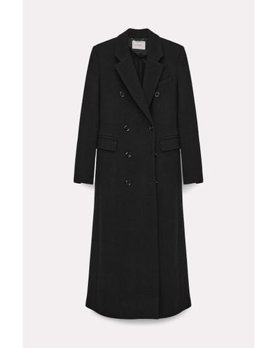 Dorothee Schumacher Extra Long Fitted Coat - Black