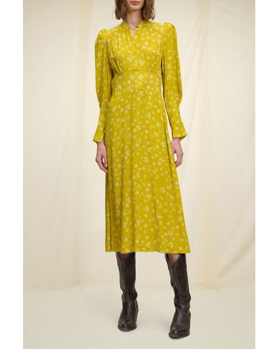 Dorothee Schumacher Eccentric Floral Dress - Yellow