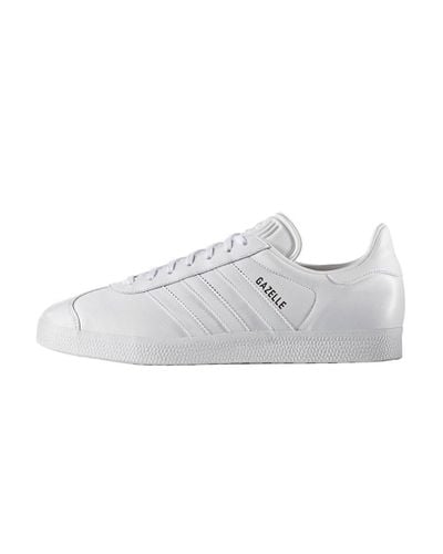 adidas Originals Gazelle Trainers in White for Men | Lyst