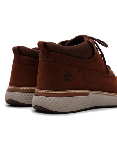 Timberland Leather Cross Mark Plain Toe Chukka Boots in Cognac Nubuck  (Brown) for Men | Lyst