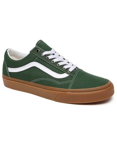Vans Canvas Old Skool Gum Sole Trainers 