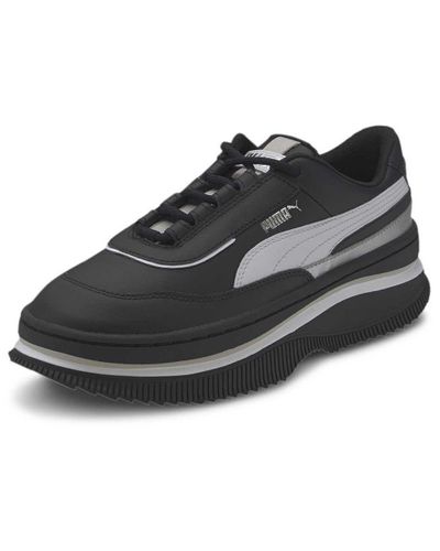 deva leather women's trainers
