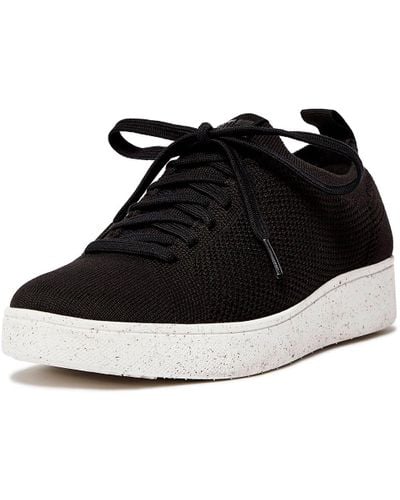 fitflop black rally trainers
