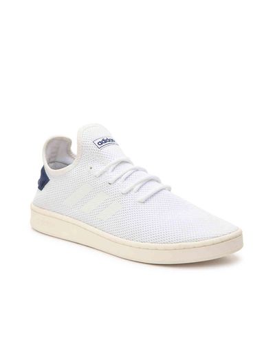 adidas Court Adapt Sneaker in White/Navy (White) for Men - Lyst