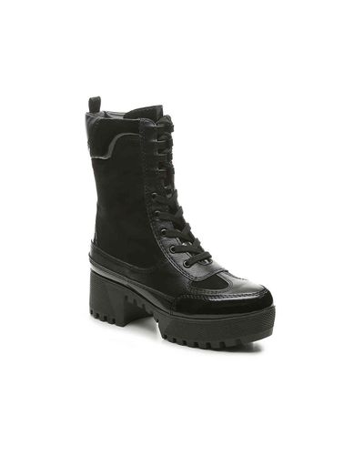 bamboo powerful platform combat boot