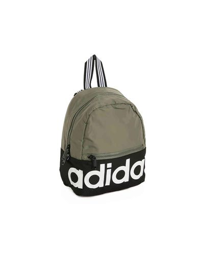 adidas Synthetic Linear Mini Backpack in Olive Green/Black (Green) - Lyst