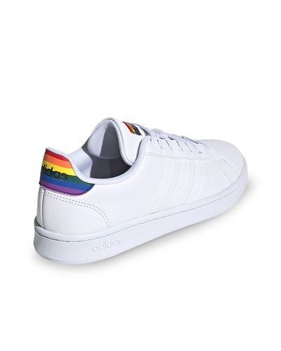 Adidas grand court pride sneaker Clearance