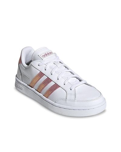 adidas Grand Court Se Sneaker in White/Rose Gold (White) - Lyst