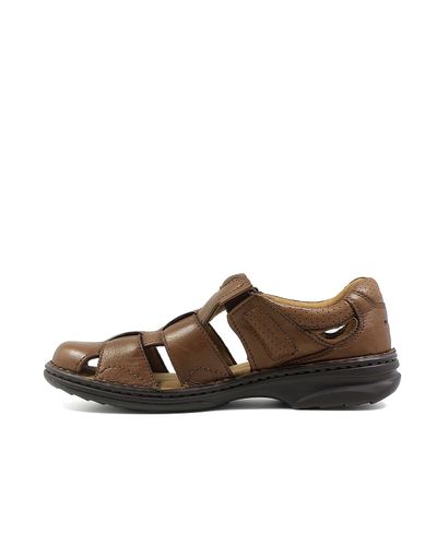 florsheim men's leather sandals