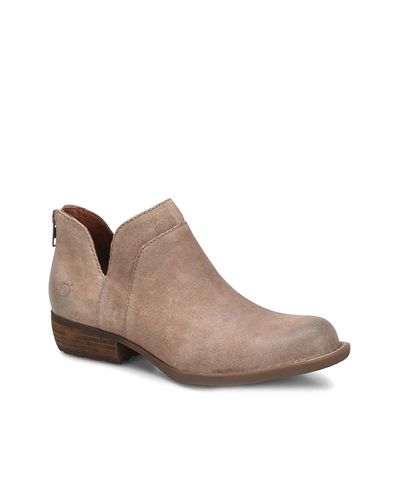 born taupe booties
