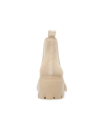 Steve Madden Leather Howler Chelsea Boot in Taupe/Stone (Natural) - Lyst