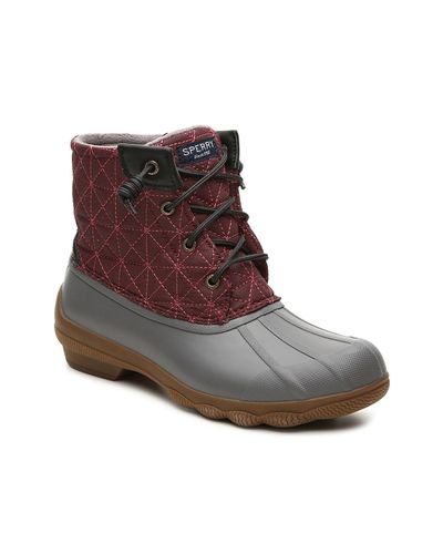 grey duck boots sperry