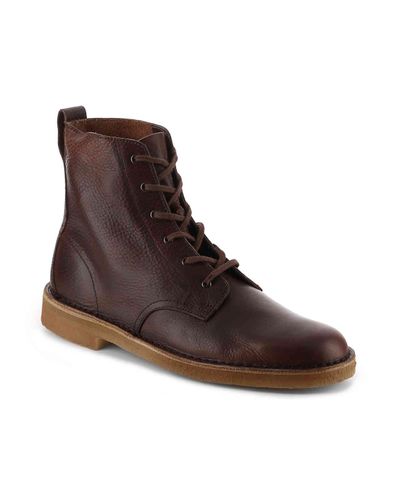 Clarks Leather Desert Mali Boot in Rust (Brown) for Men - Lyst