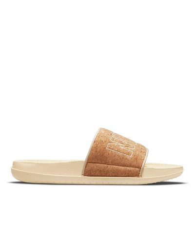 Nike Suede Offcourt Se Slide Sandal in Nude (Natural) - Lyst